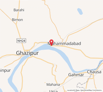 Map of Ghauspur, Uttar Pradesh