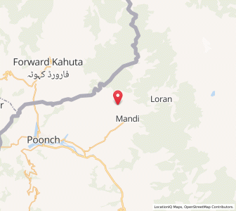 Map of Gheta, Kashmir