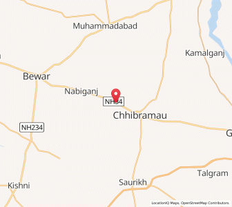Map of Ghilor, Uttar Pradesh