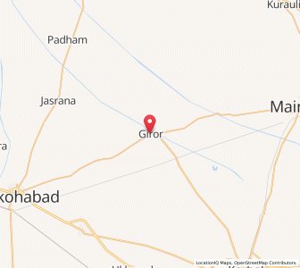 Map of Ghiror, Uttar Pradesh