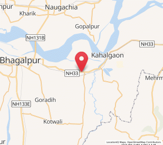Map of Ghoga, Bihar