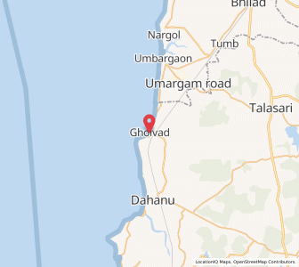 Map of Gholvad, Maharashtra