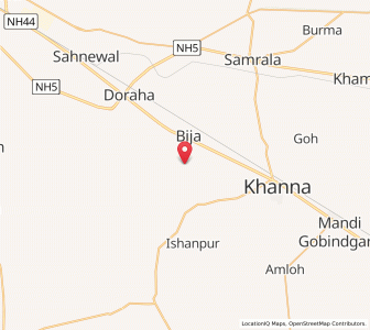 Map of Ghongrali, Punjab