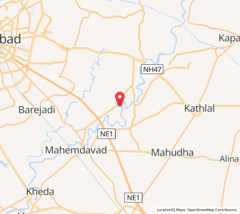 Map of Ghorasar, Gujarat