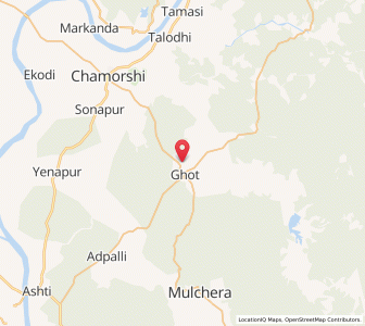 Map of Ghot, Maharashtra