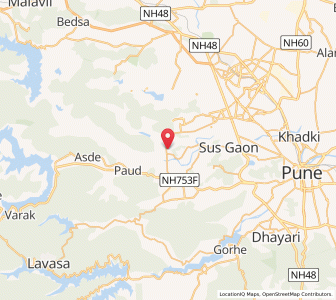 Map of Ghotaudeo, Maharashtra