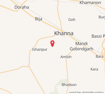 Map of Ghotind, Punjab