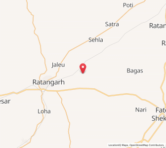 Map of Ghumanda, Rajasthan