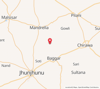 Map of Ghumansar Khurd, Rajasthan