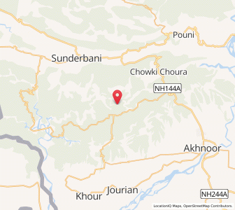 Map of Ghunguan, Kashmir