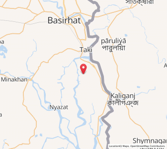 Map of Ghunj, West Bengal
