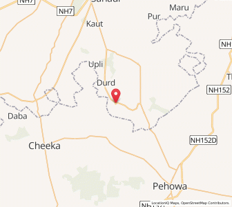 Map of Ghuram, Punjab