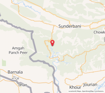 Map of Ghurla, Kashmir