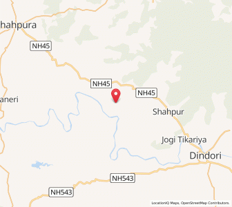Map of Ghusia, Madhya Pradesh