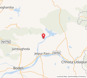 Map of Ghutia, Gujarat