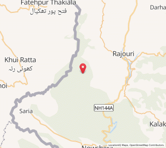 Map of Gial, Kashmir