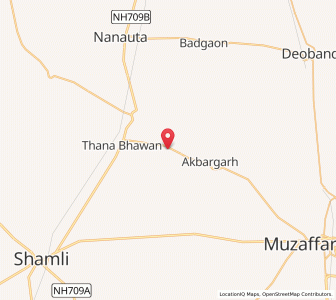 Map of Giana Mazra Kalan, Uttar Pradesh
