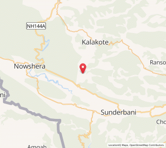Map of Gidar Gali, Kashmir