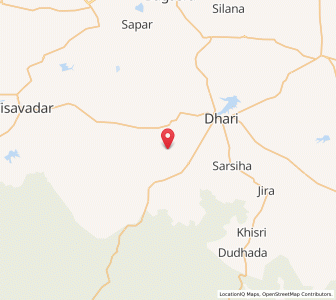 Map of Gigasaran, Gujarat