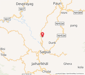 Map of Ginduriya, Uttarakhand