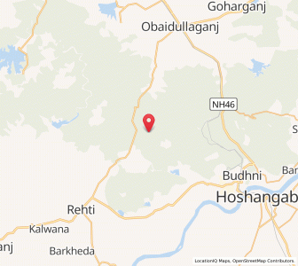 Map of Ginnurgarh, Madhya Pradesh