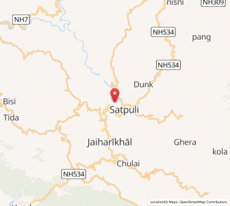 Map of Ginthali, Uttarakhand