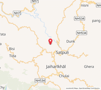 Map of Ginthipakha, Uttarakhand