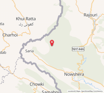 Map of Giran, Kashmir