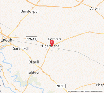 Map of Girdharipura, Uttar Pradesh