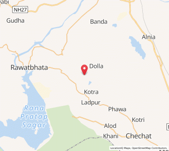Map of Girdharpura, Rajasthan
