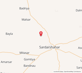 Map of Girgachiya, Rajasthan