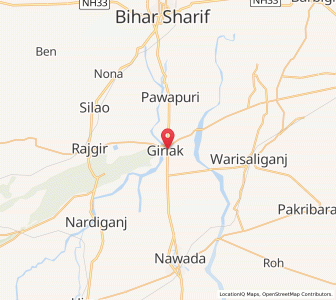 Map of Giriak, Bihar
