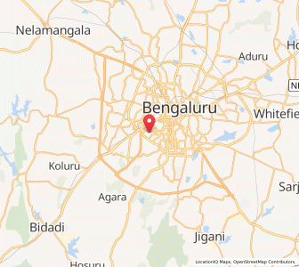 Map of GiriNagar, Karnataka