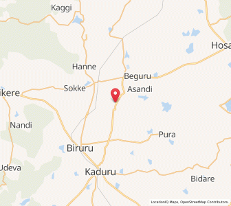 Map of Giriyapura, Karnataka