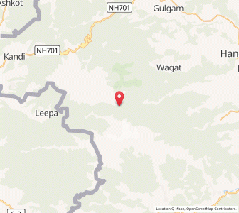 Map of Gnartpathri, Kashmir