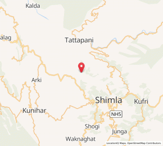 Map of Gnewag, Himachal Pradesh