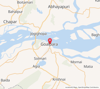 Map of Goalpara, Assam