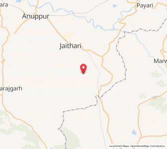 Map of Godhan, Madhya Pradesh
