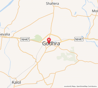 Map of Godhra, Gujarat