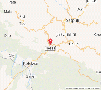 Map of Godi Bari, Uttarakhand