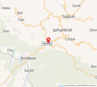 Map of Godi Chhoti, Uttarakhand