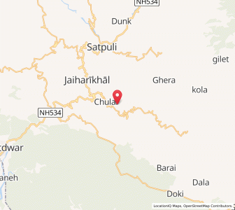 Map of Godla, Uttarakhand