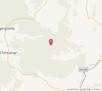 Map of Gogonda, Chhattisgarh