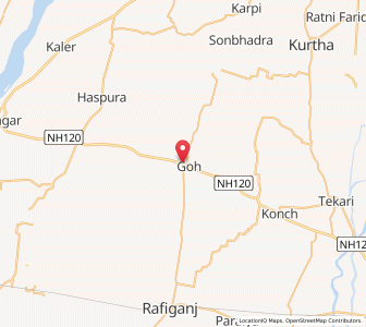 Map of Goh, Bihar