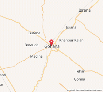 Map of Gohana, Haryana