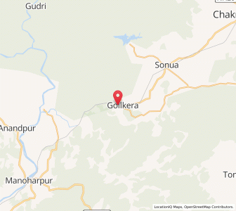 Map of Goilkera, Jharkhand
