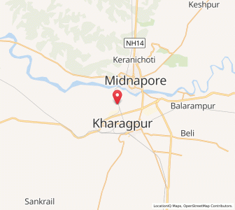 Map of Gokulpur, West Bengal