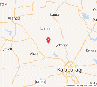 Map of Gola Buzurg, Karnataka