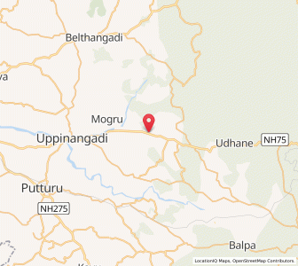 Map of Golitattu, Karnataka