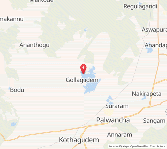 Map of Gollagudem, Andhra Pradesh